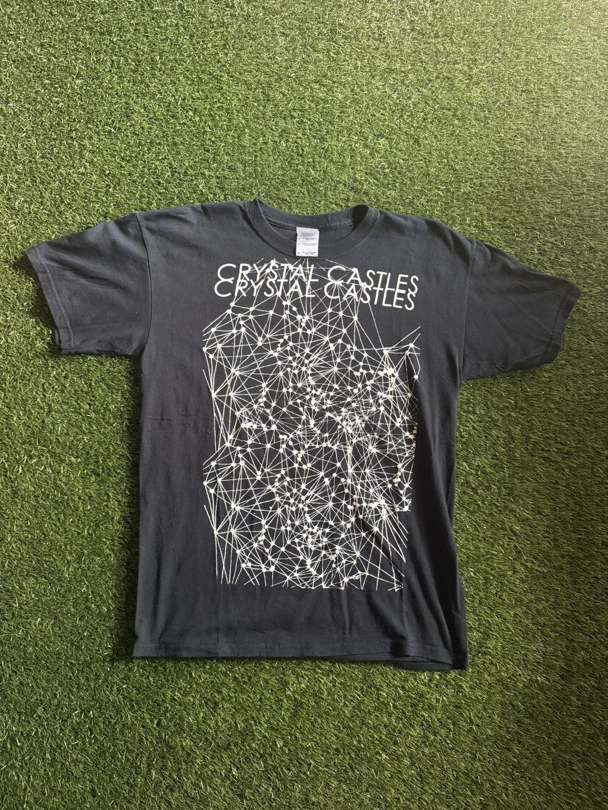 Band Tees × Vintage Crystal Castles “Crime Wave” Tee | Grailed