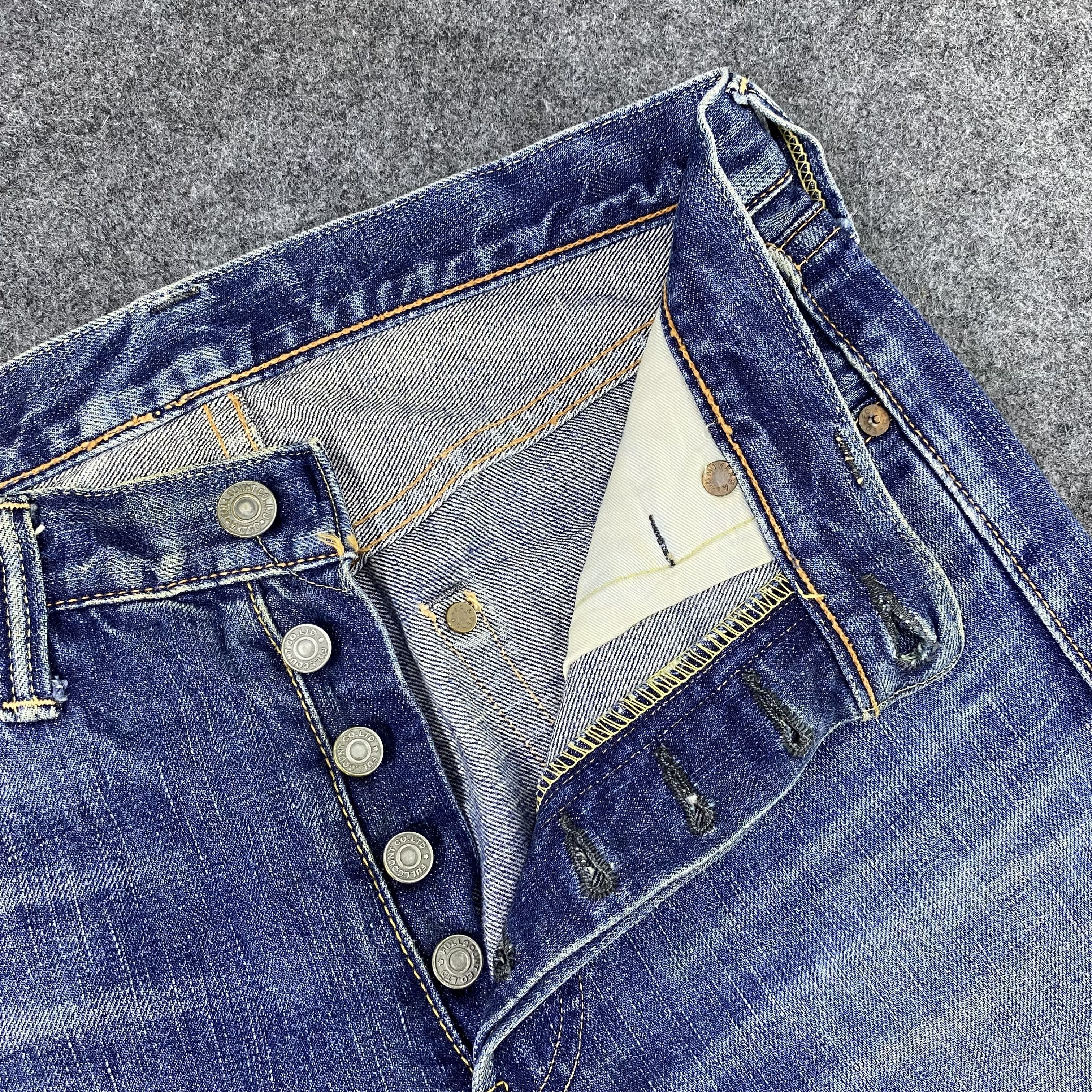 Full Count & Co. × Japanese Brand × Vintage Vintage Full Count & Co. Fly Button Blue Wash Jeans-J1167 Size US 29 - 7 Thumbnail