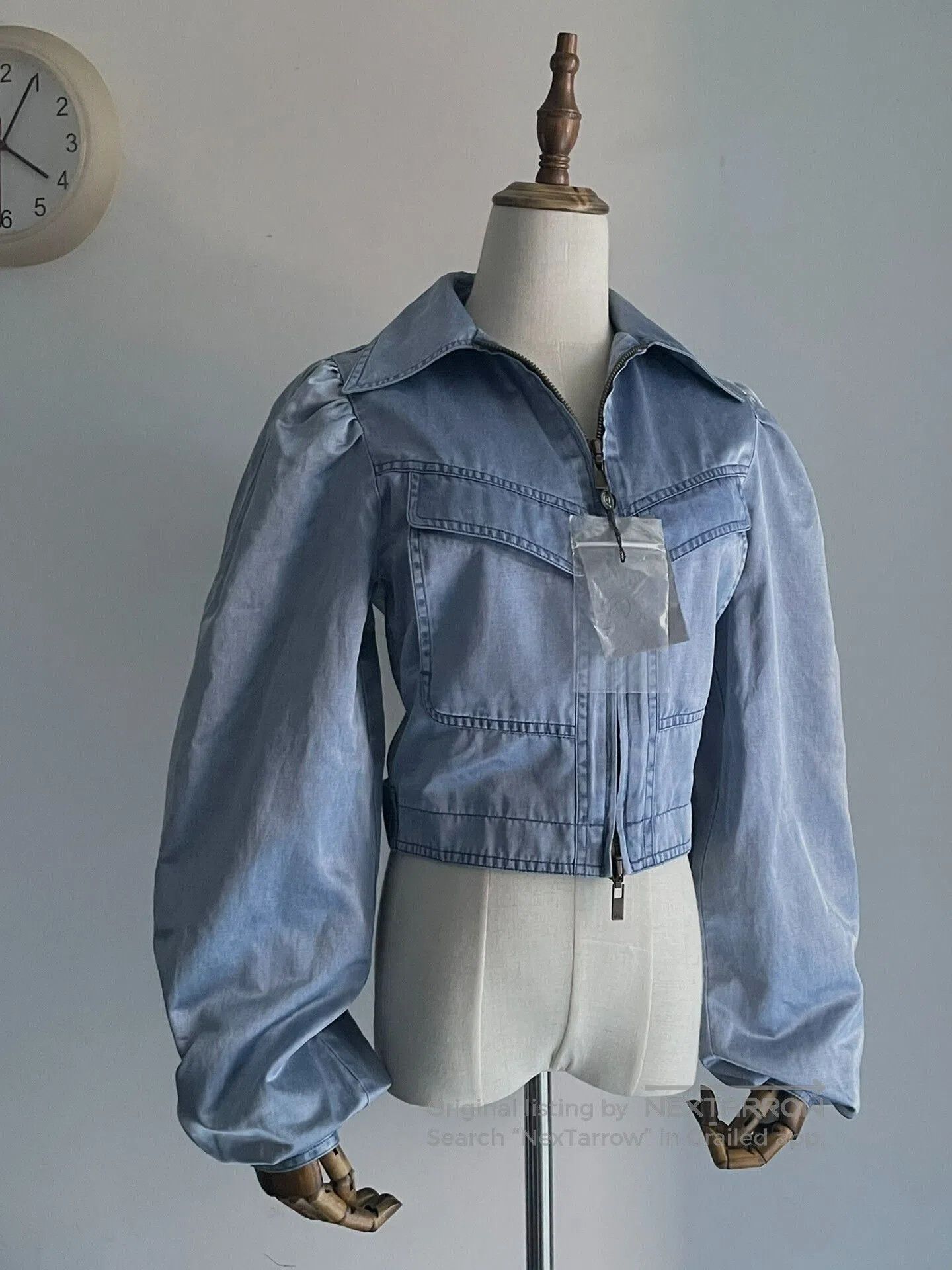 Alexander McQueen Alexander McQueen Puff Sleeve Short Jacket. Size M / US 6-8 / IT 42-44 - 2 Thumbnail