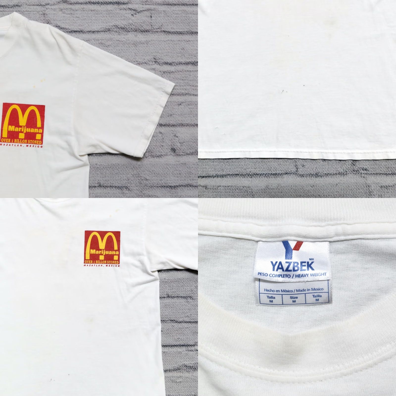 Nike Vintage Nike Shirt M White 90s Marijuana Stoned Over 1 Billion Stoned Shirts Mens Size US M / EU 48-50 / 2 - 8 Thumbnail