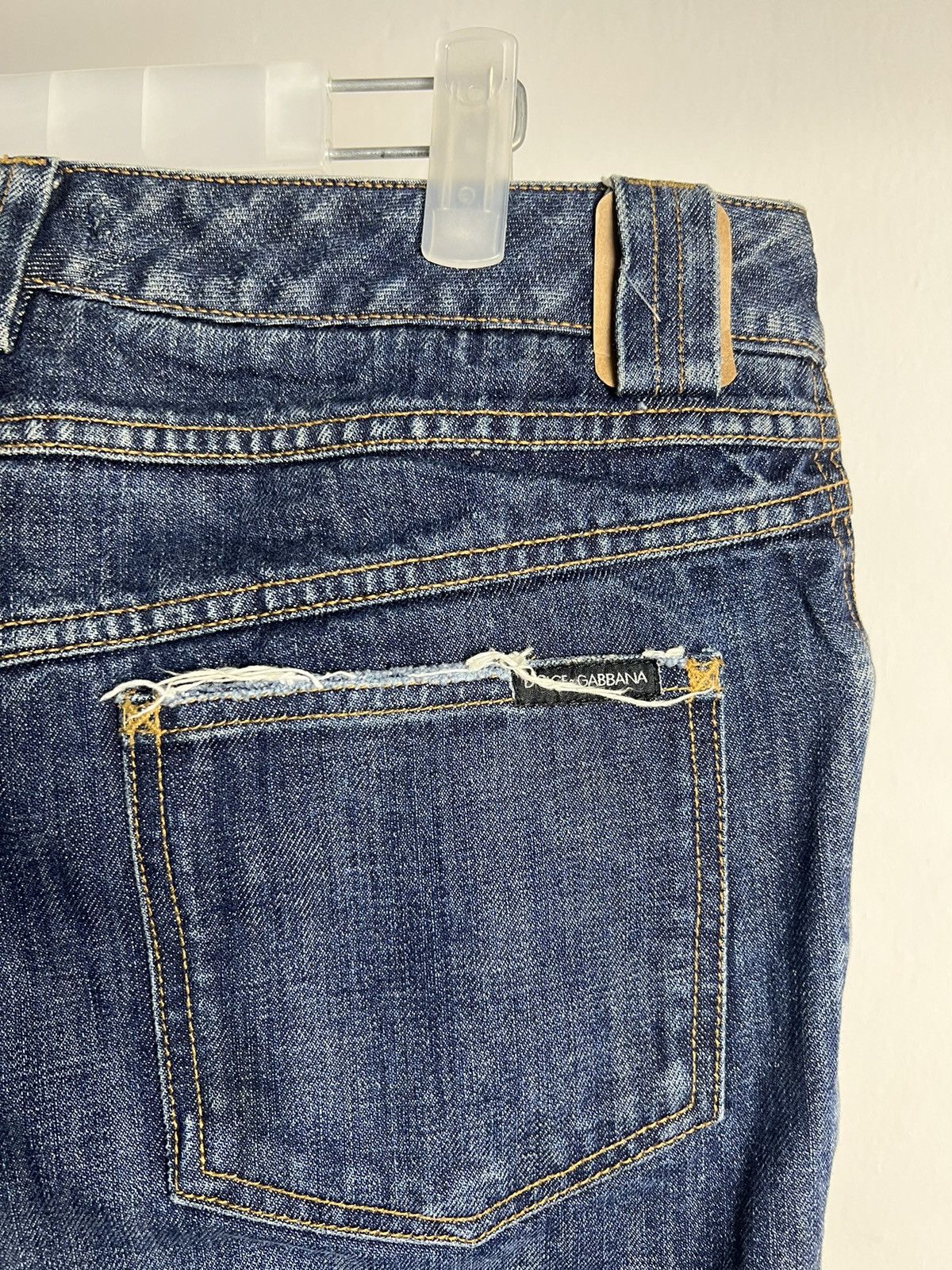 Dolce & Gabbana SS2003 Dolce&Gabbana Side Zipper Denim Jeans Size US 33 - 7 Thumbnail