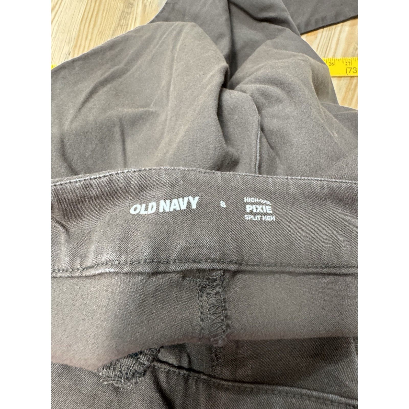 Old Navy Old Navy Split Hem Pixie Pants Women’s Size 8 Brown Size 30" / US 8 / IT 44 - 8 Thumbnail