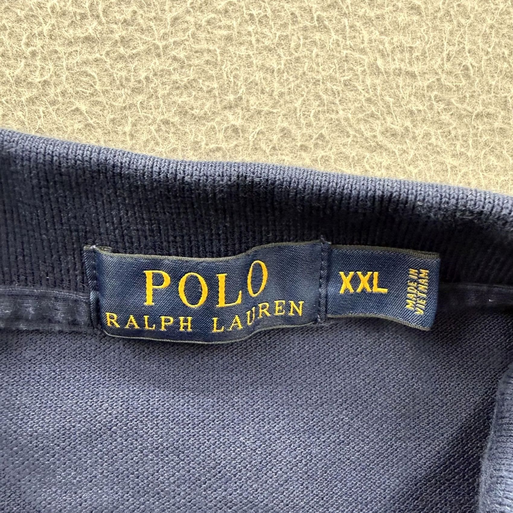 Polo Ralph Lauren Polo Ralph Lauren Polo Shirt Mens 2XL Blue Solid Cotton Pony Logo Top Casual Size US XXL / EU 58 / 5 - 3 Thumbnail