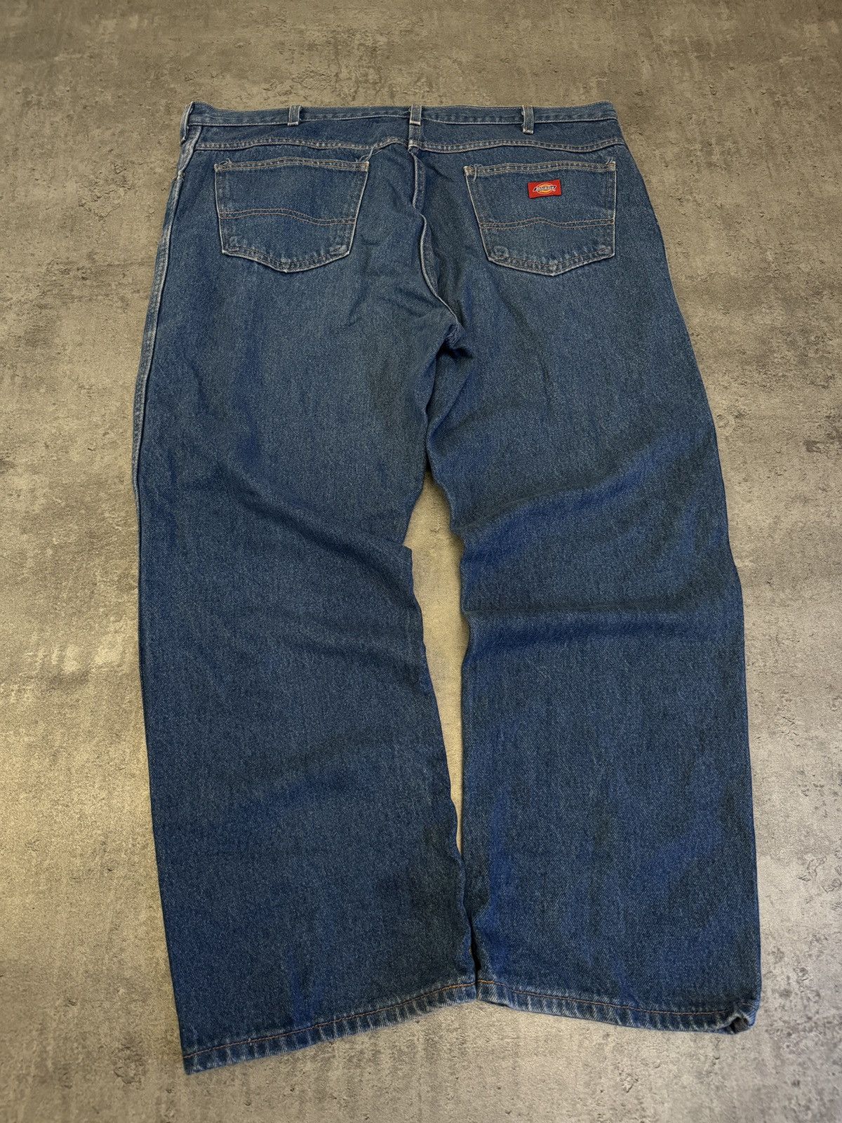 Dickies × Vintage Dickies Baggy Jeans Denim Blue Workwear Logo Wide Leg rap Size US 44 / EU 60 - 2 Thumbnail