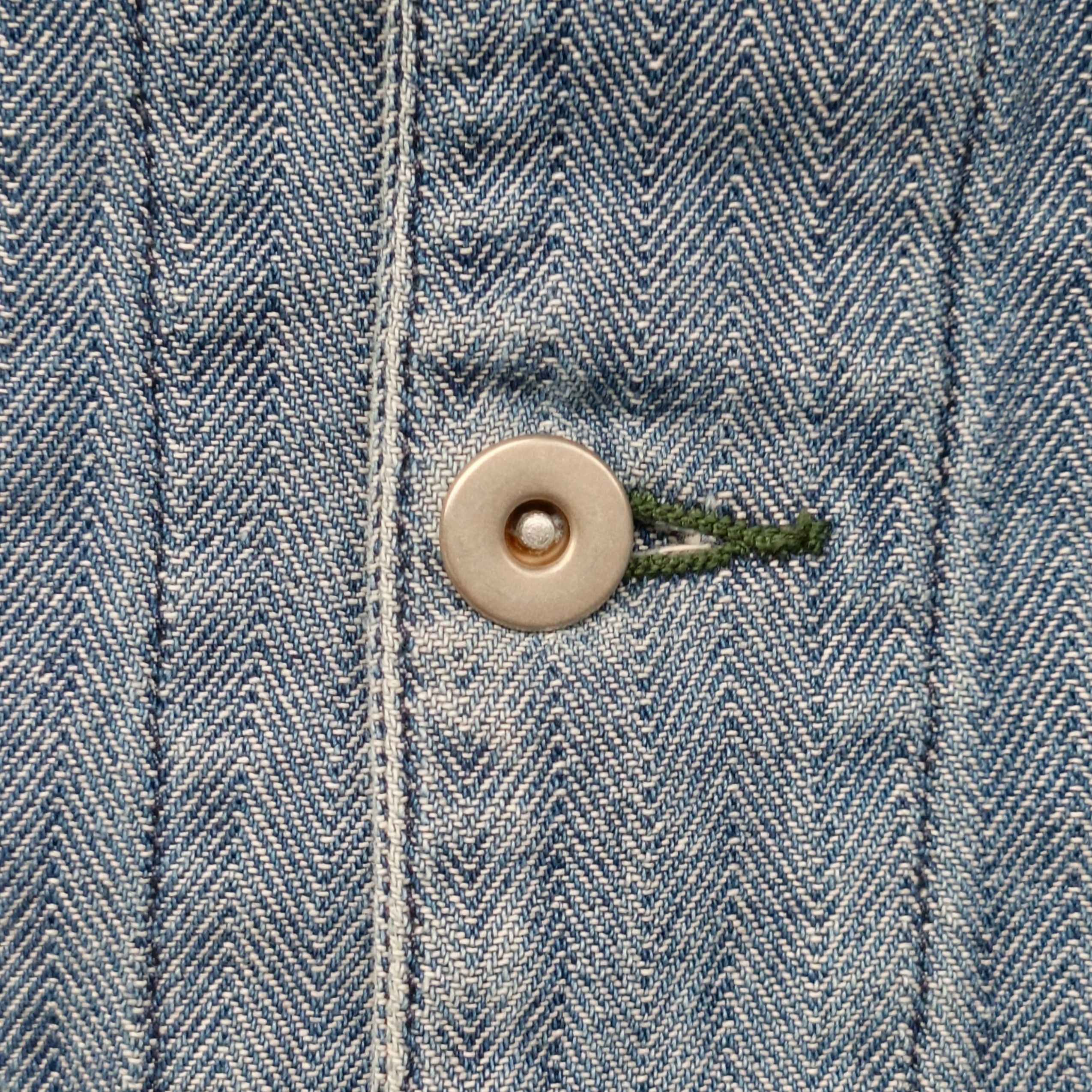 Vintage ‎Vintage Pinecone Chore Jacket Denim Herringbone Twill Size US S / EU 44-46 / 1 - 7 Thumbnail