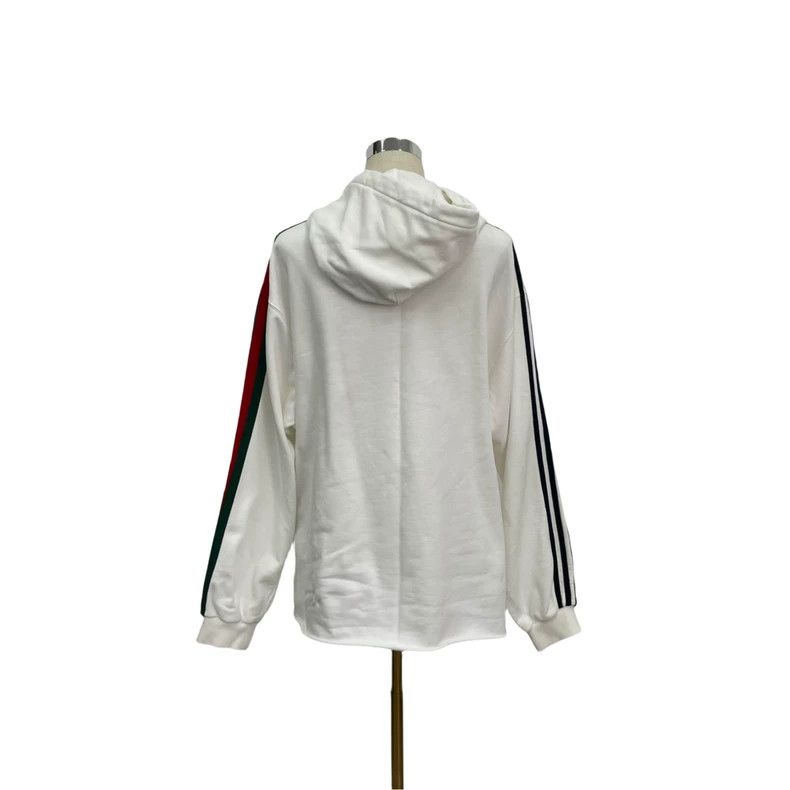 Gucci Gucci Adidas co-branded striped printed letter logo hoodie Size US M / EU 48-50 / 2 - 9 Thumbnail