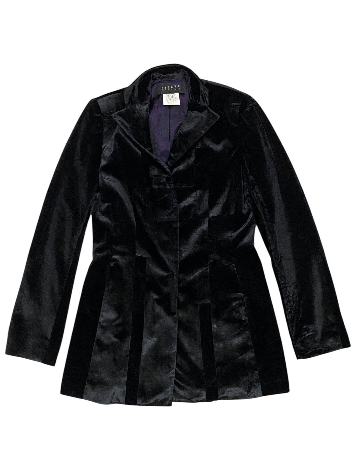 Atsuro Tayama Velvet Jacket Black