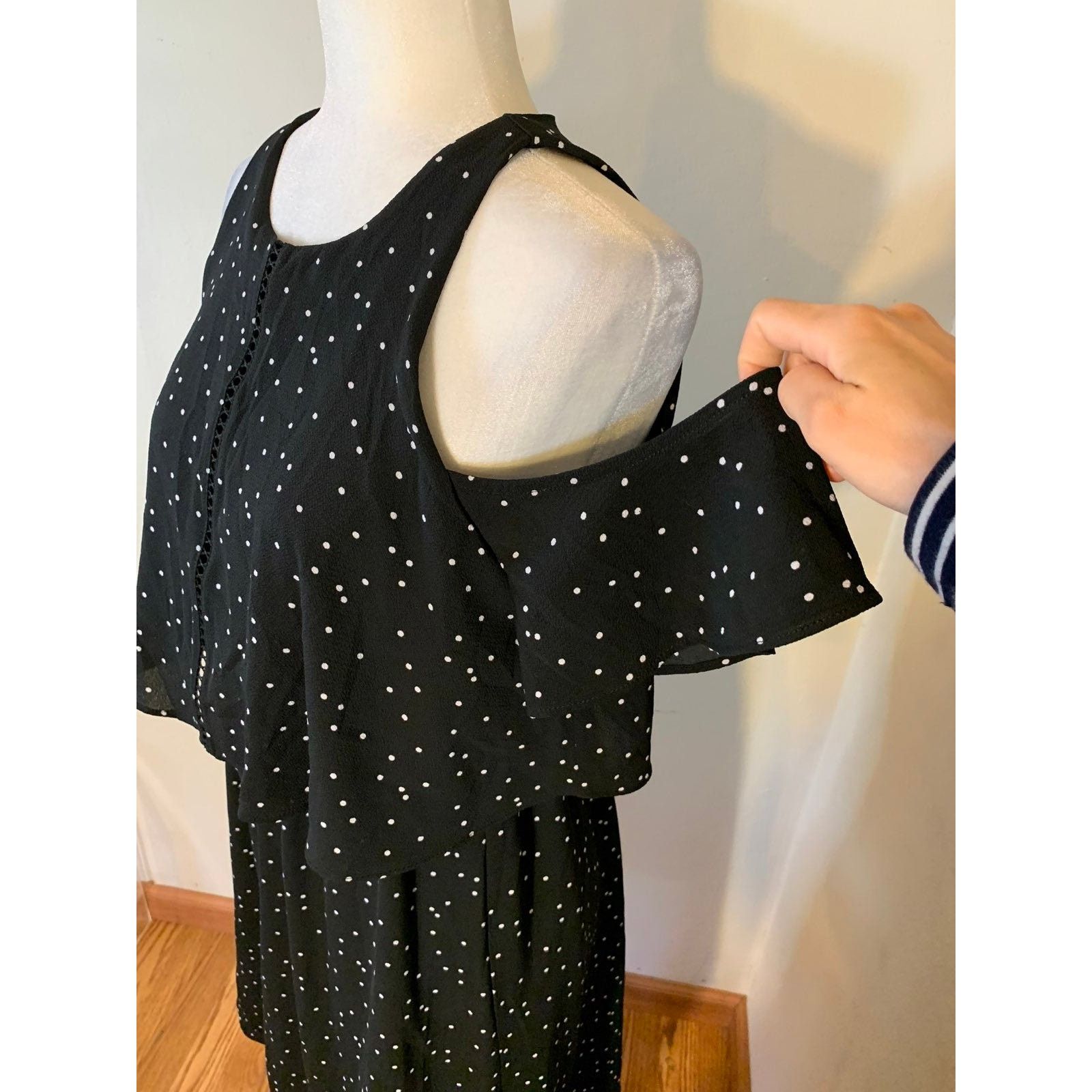 Other Black Polka Dot Dress Size S Size S / US 4 / IT 40 - 2 Thumbnail