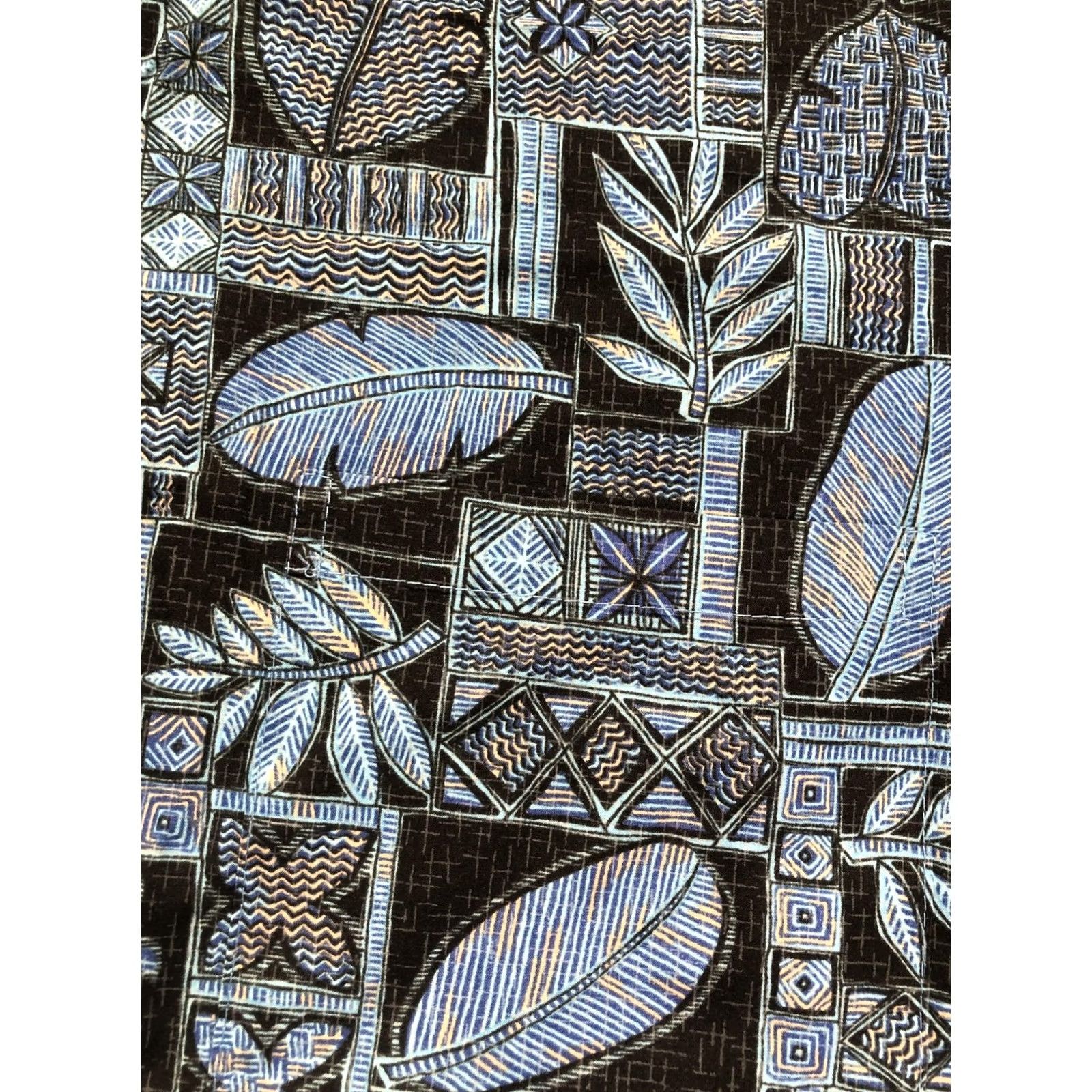 Tori Richard Tori Richard Shirt Mens XL Blue Hawaiian Tropical Aloha Short Sleeve Button Up Size US XL / EU 56 / 4 - 7 Thumbnail