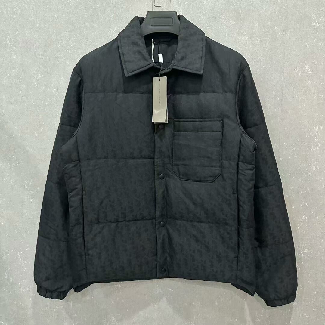 Dior Dior Black Patterned Padded Shirt Jacket Size US L / EU 52-54 / 3 - 1 Thumbnail
