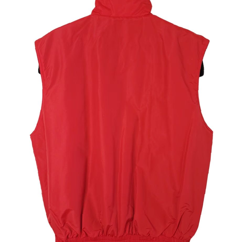 Quest VINTAGE Tri-Mountain Salmon Quest Vest Jacket Mens Size Large Red Nylon Zipper Mid-Length 90s Oregon Football Fishing Theme Mens Size US L / EU 52-54 / 3 - 4 Thumbnail