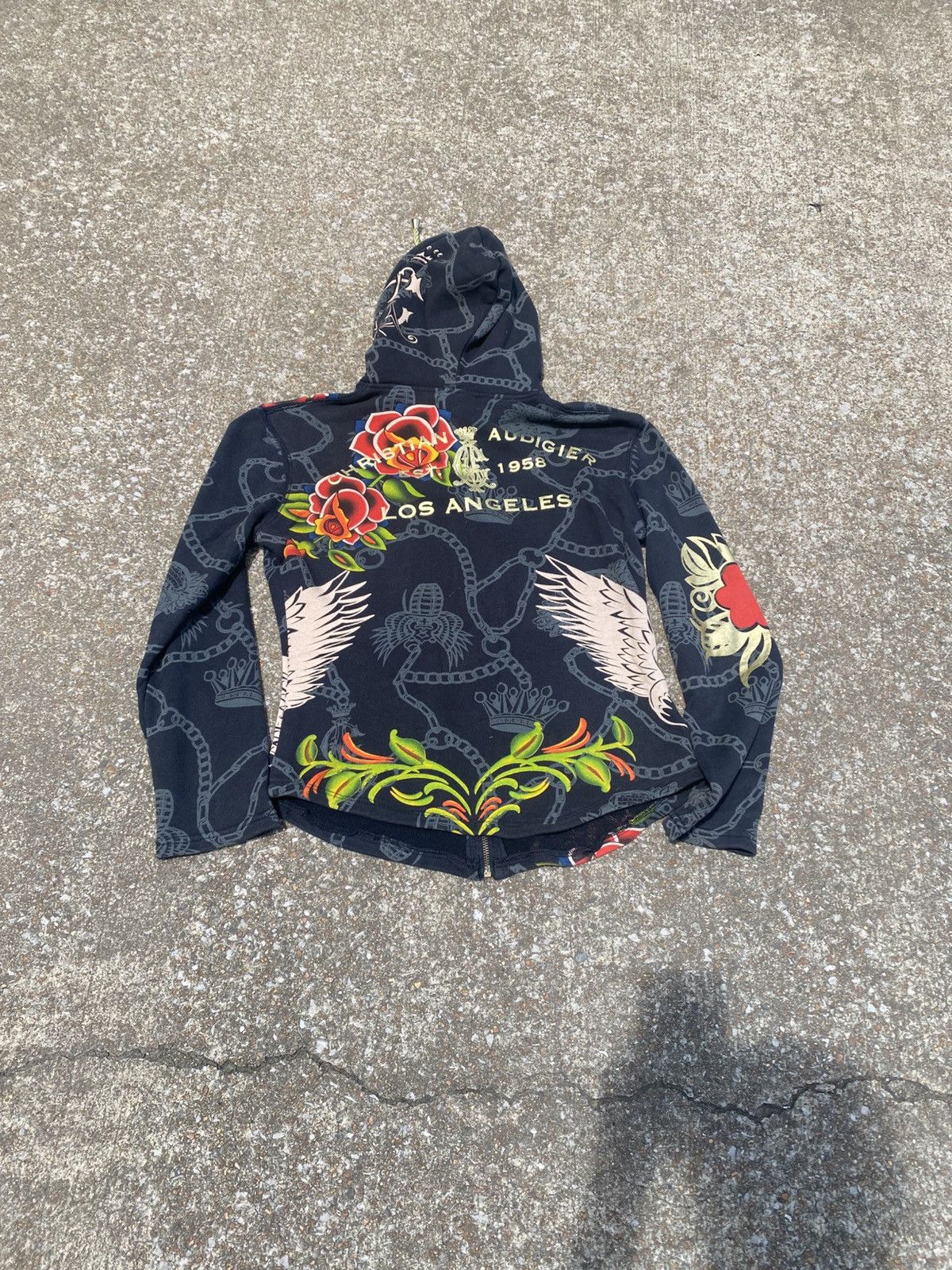 Christian Audigier Christian Audiger Hoodie Ed Hardy Y2K Womens L Size M / US 6-8 / IT 42-44 - 4 Thumbnail