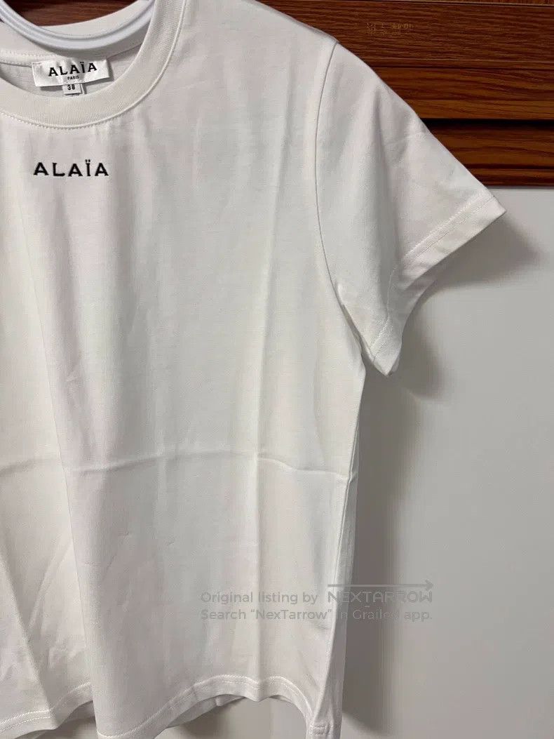 Other Alaia Women's White Short Sleeve T-Shirt Size XS / US 0-2 / IT 36-38 - 4 Thumbnail