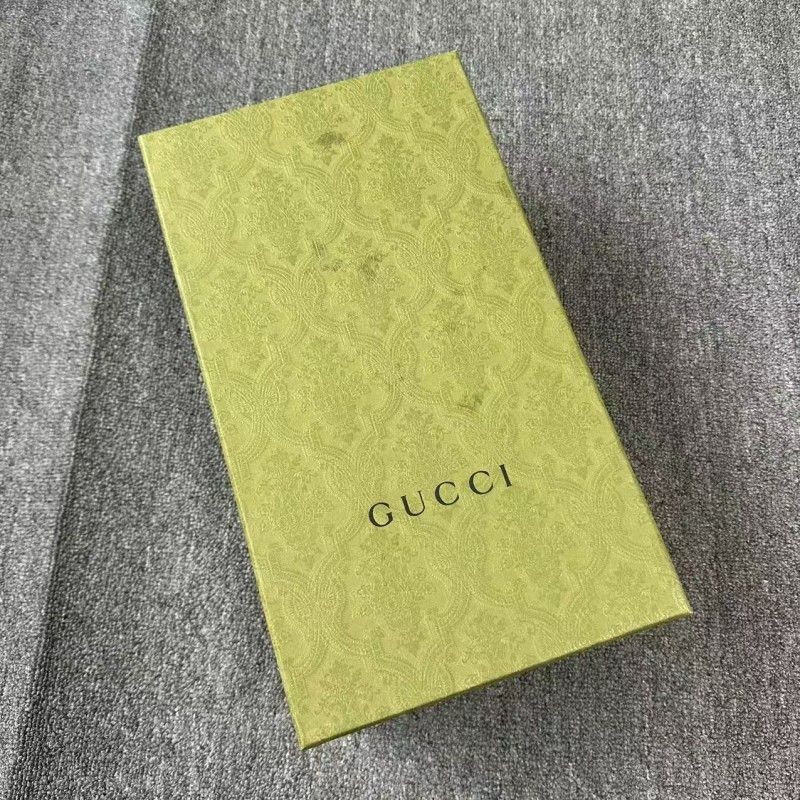 Gucci Gucci Screener Green Leather Sneakers for Men - Size US 9.5 / EU 42-43 - 9 Thumbnail