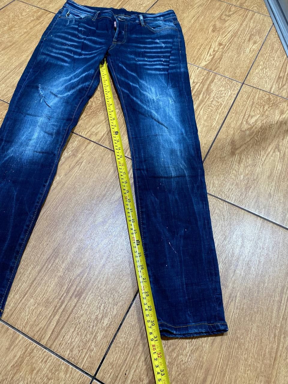 Dsquared2 DSQUARED2 Slim Fit Distressed Denim Pants Size US 32 / EU 48 - 16 Thumbnail