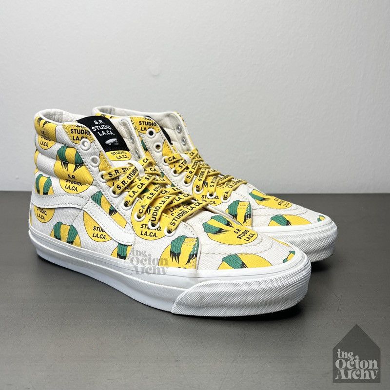 Sterling Ruby × Vans SR STUDIO LA CA Vans Sk8-Hi Reissue 38 Vibram SR ...