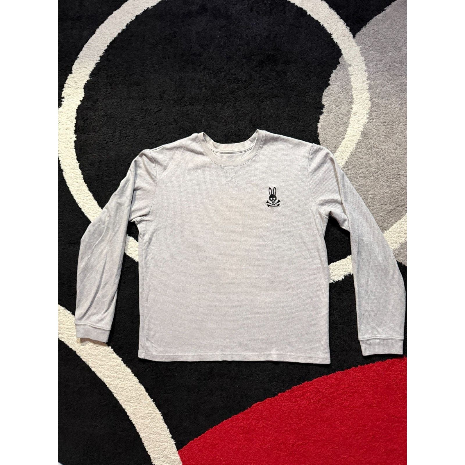 Psycho Bunny Psycho Bunny Long Sleeve Shirt Gray Men's Size Large Size US L / EU 52-54 / 3 - 3 Thumbnail
