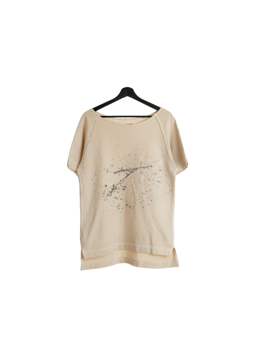 Takahiromiyashita The Soloist. SS12 Hand Painted Paint Splatter Raglan Tee Size US M / EU 48-50 / 2 - 1 Thumbnail