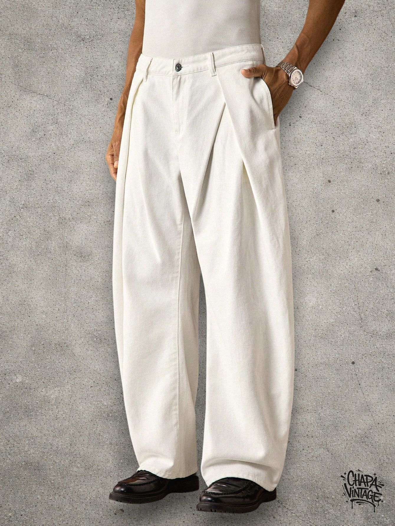 Vintage Casual loose pants Size US 32 / EU 48 - 3 Thumbnail