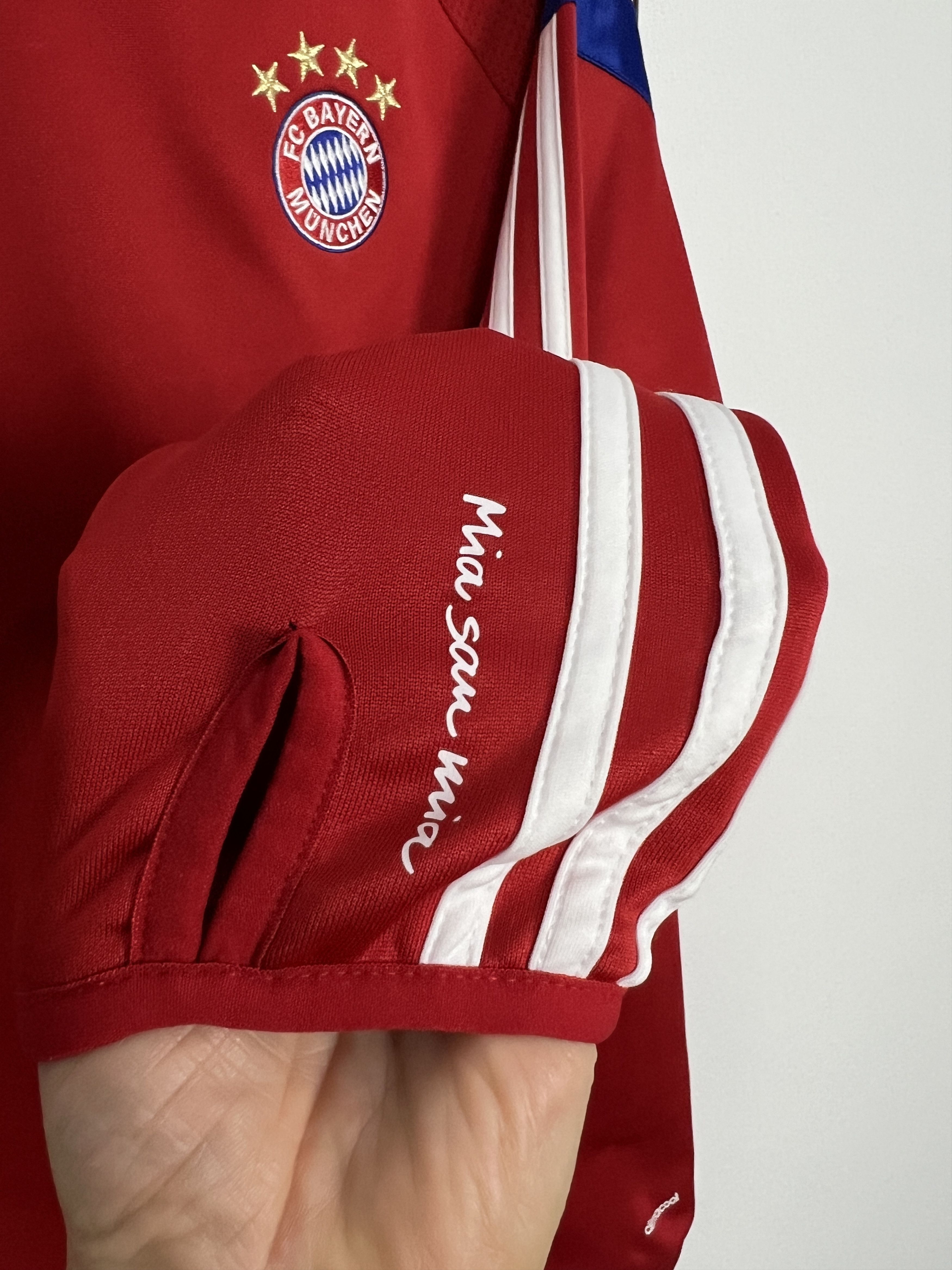 Adidas Bayern Munich Football Sweatshirt Soccer Track Top Jacket Size US S / EU 44-46 / 1 - 5 Thumbnail