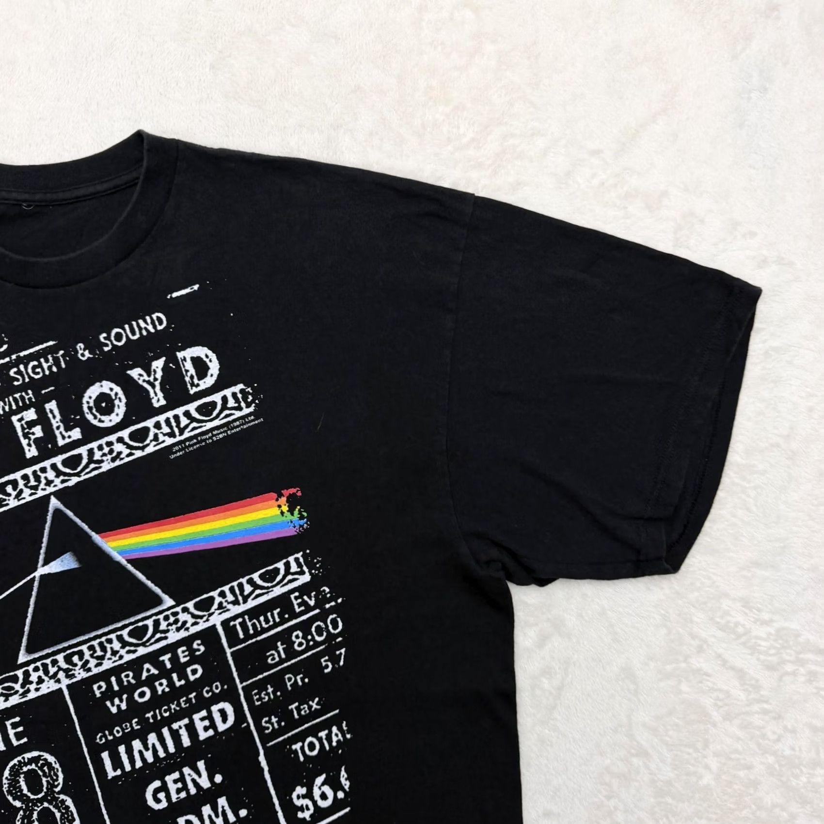 Vintage Pink Floyd Shirt Mens 2XL Black Dark Side Ticket Concert Graphic Tee Rock Size US XXL / EU 58 / 5 - 5 Thumbnail