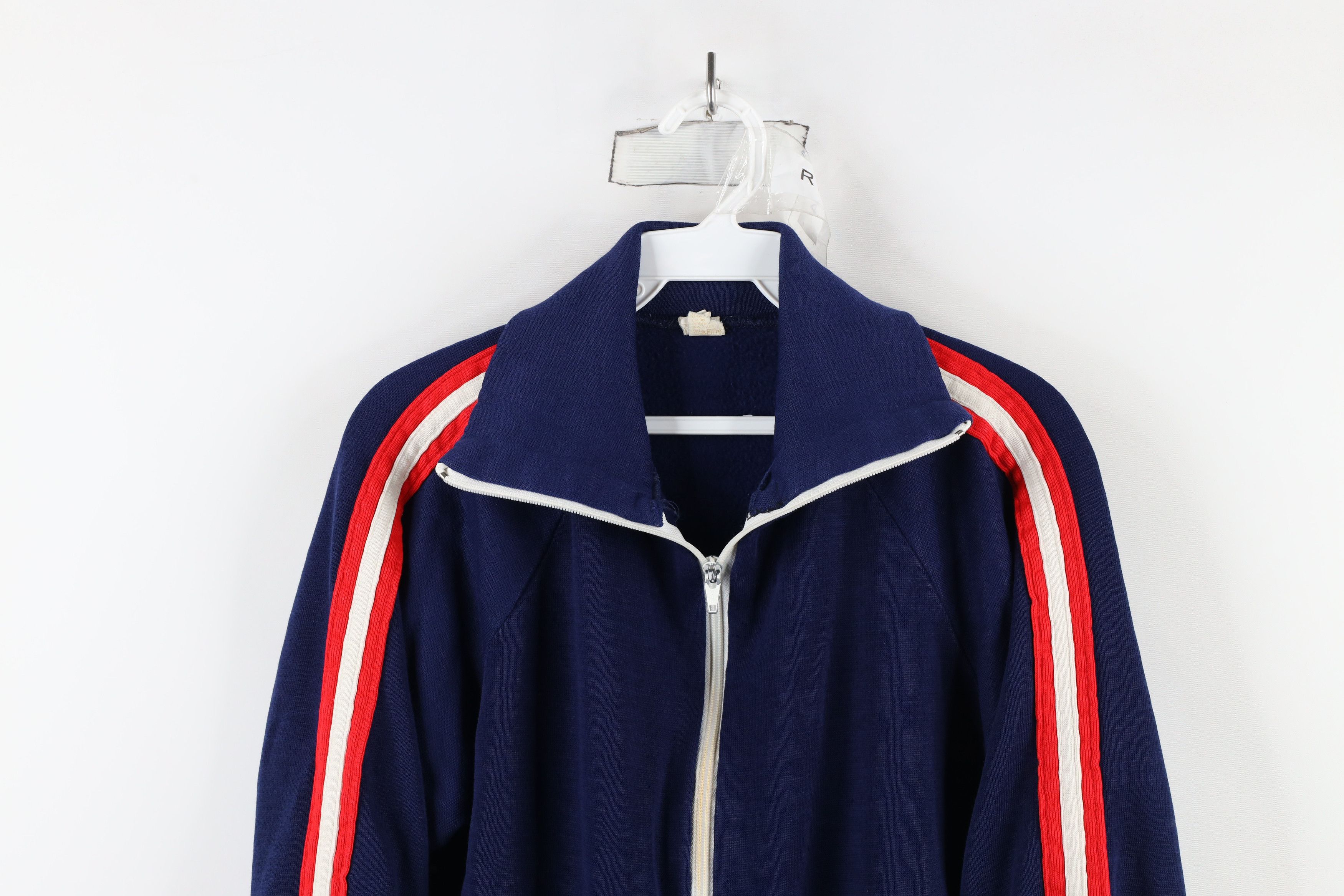 Vintage Vintage 70s Streetwear Full Zip Warm Up Track Jacket USA Size US L / EU 52-54 / 3 - 2 Thumbnail
