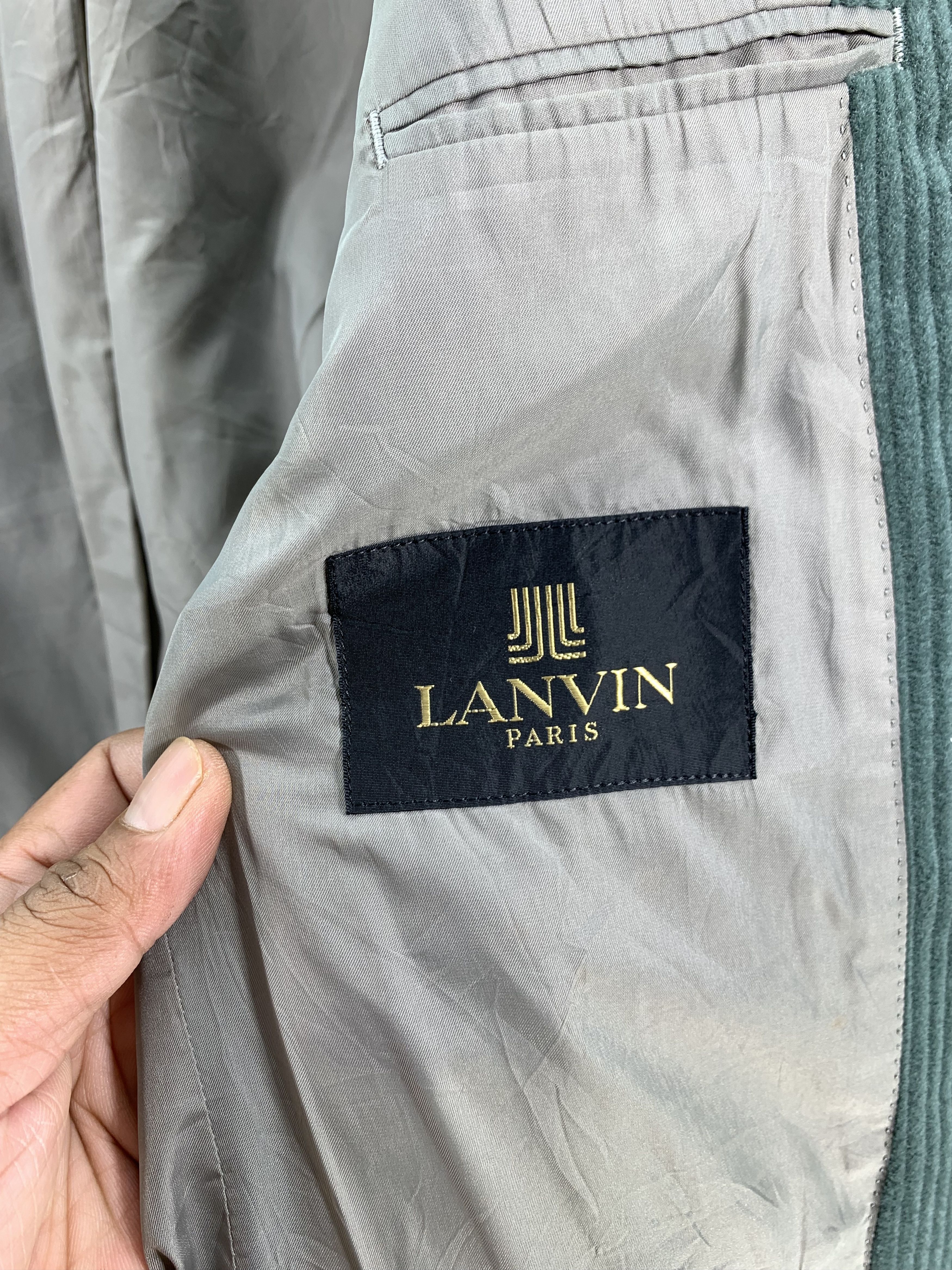 Designer × Lanvin Lanvin Couduroy Olive Size US M / EU 48-50 / 2 - 6 Thumbnail