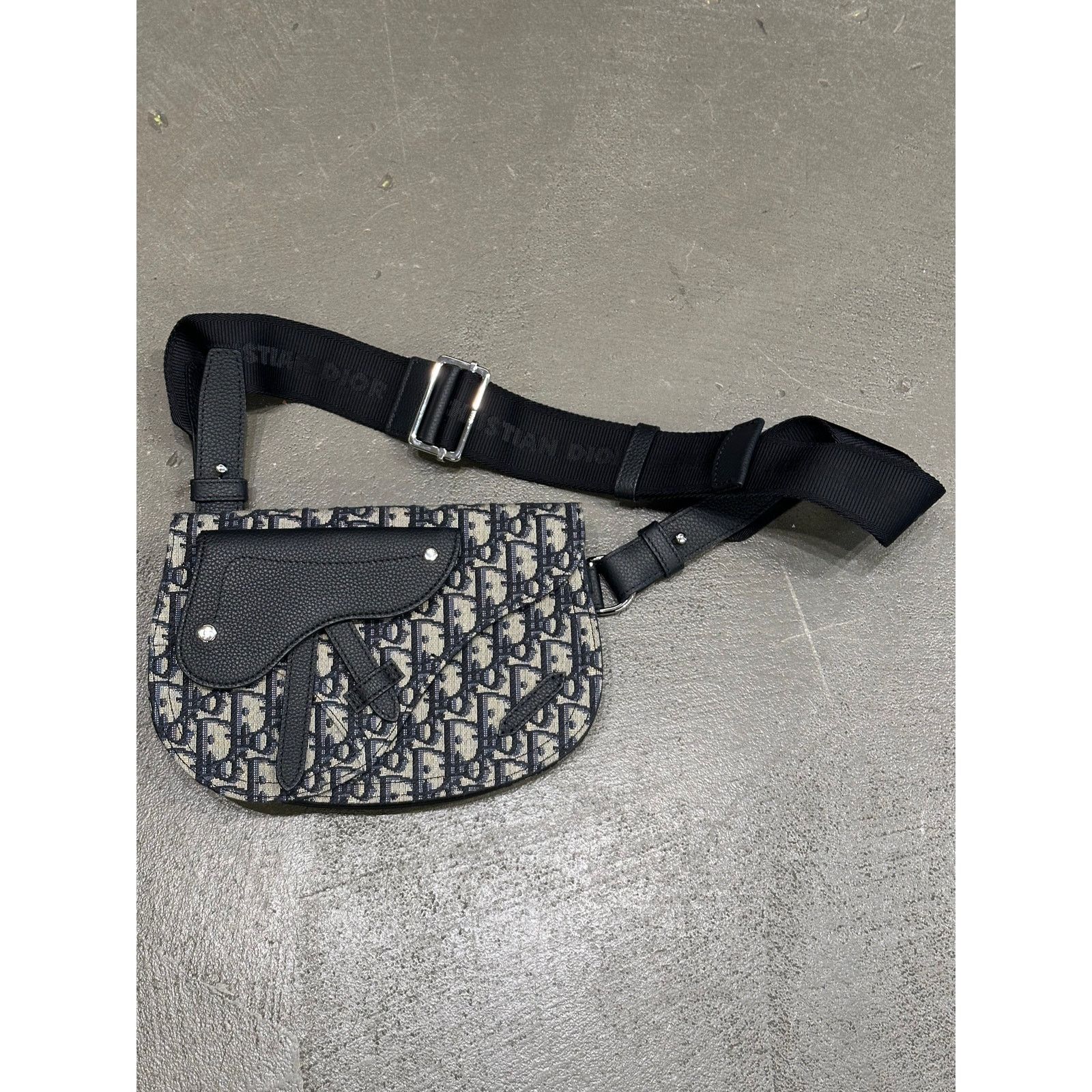Dior 2021 Dior saddle messenger pouch in oblique jacquard Size ONE SIZE - 5 Thumbnail