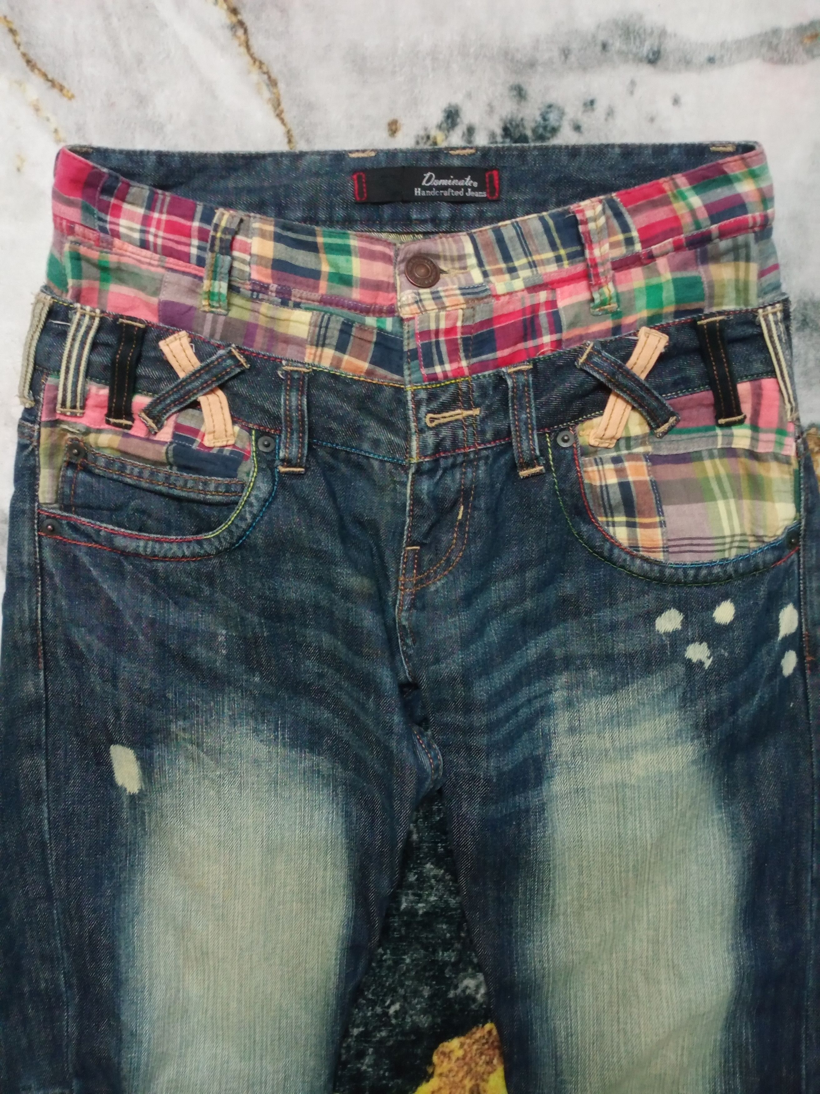 Hysteric Glamour Dominate Handcrafted Jeans Must Double Waist Denim Pants Size US 30 / EU 46 - 23 Thumbnail