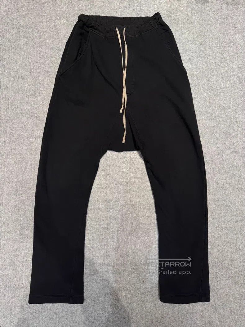 Rick Owens size M Fleece Thick Drop-Crotch Pants Long Pant