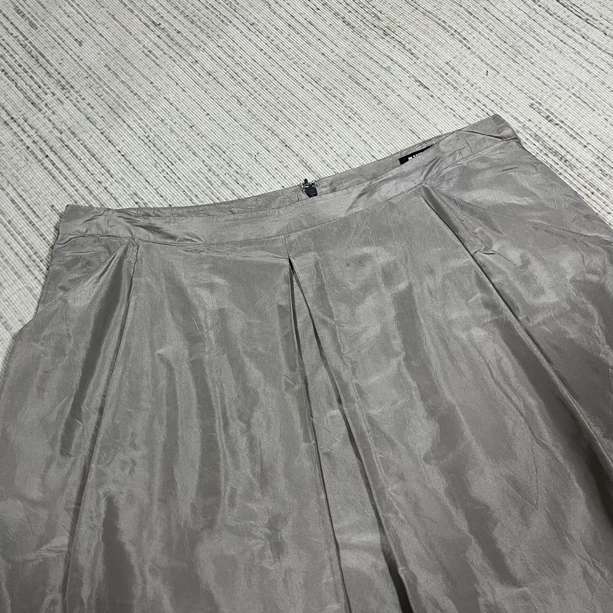 Jil Sander a37 Jil Sander Navy Silk Skirt Size 33" - 6 Thumbnail
