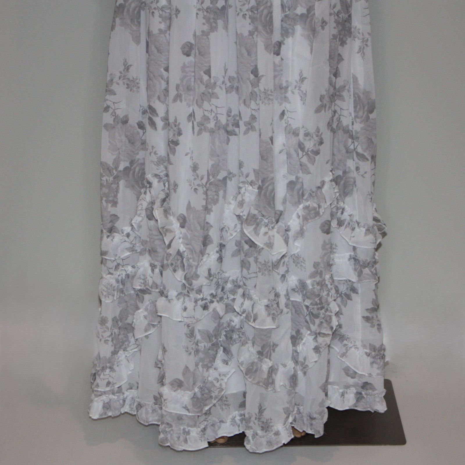 Other Floral Chiffon Long Bridesmaid or Prom Formal Dress US 2 NWT Size XS / US 0-2 / IT 36-38 - 5 Thumbnail
