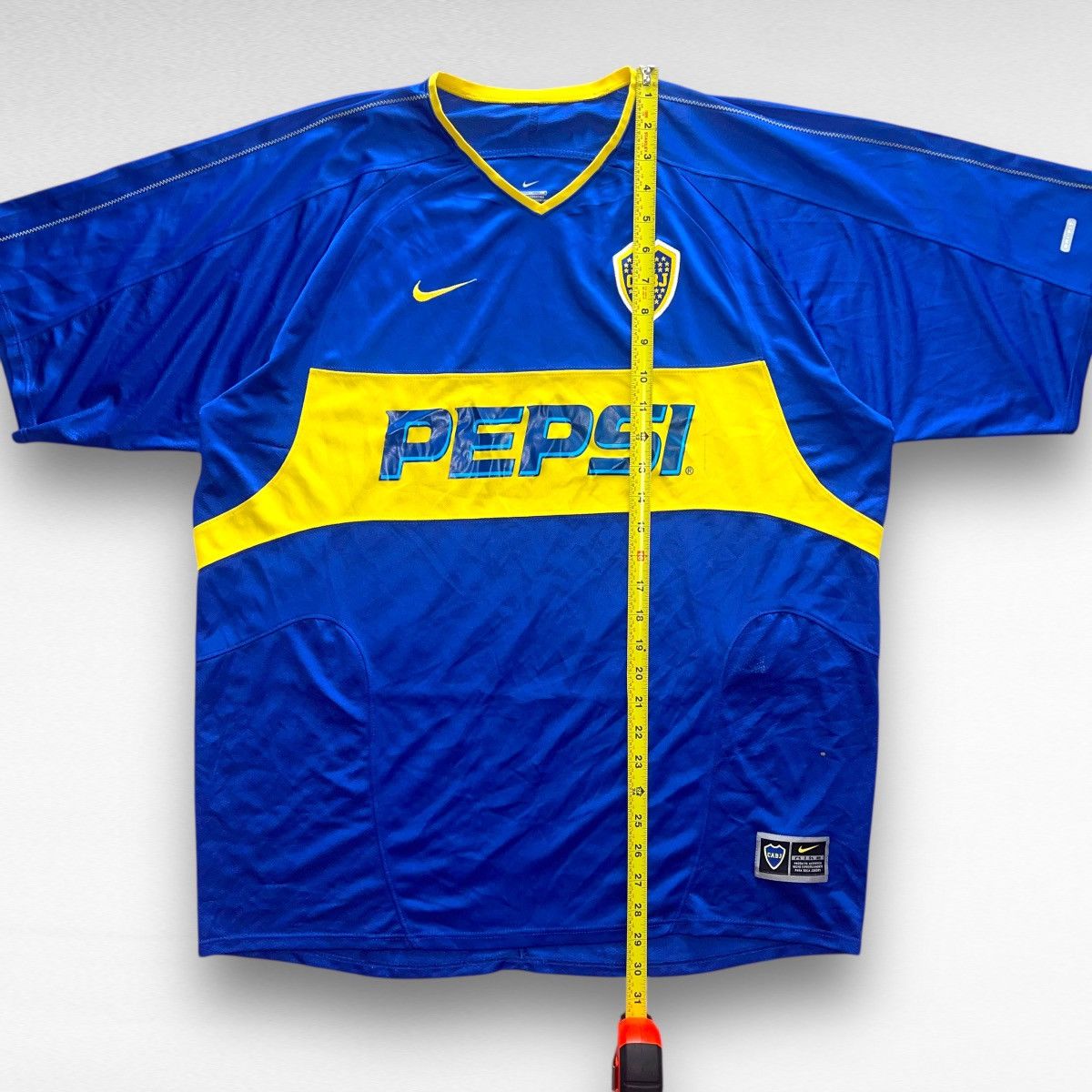 Nike NIKE BOCA JUNIORS 2003-2004 HOME Jersey Futbol Soccer XL Size US XL / EU 56 / 4 - 10 Thumbnail