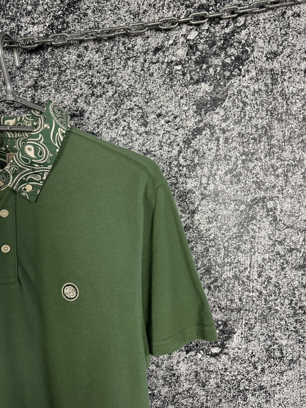 Pretty Green Men’s Pretty Green Short Sleeve Polo Shirt Streetwear Size M Size US M / EU 48-50 / 2 - 2 Thumbnail