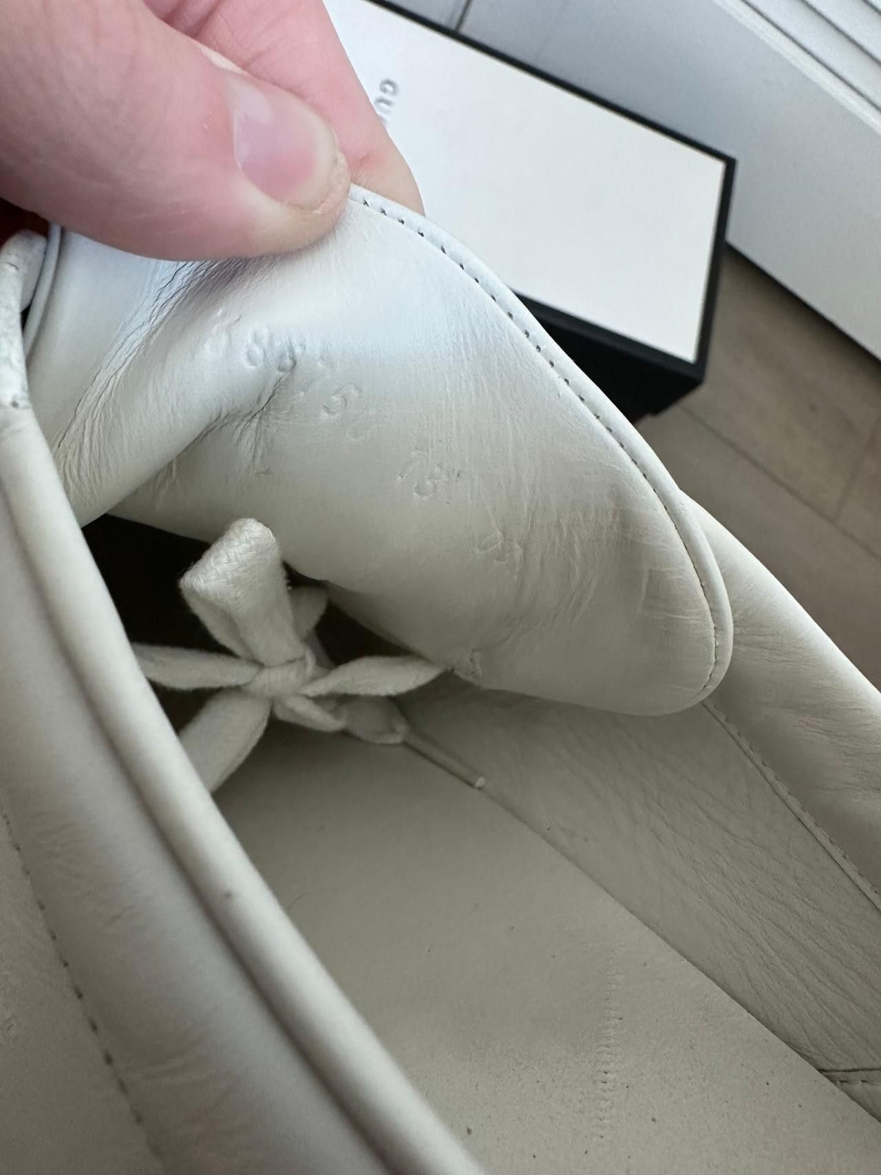 Gucci Gucci Ace Sneakers White Leather 13.5 Low Tops Size US 13 / EU 46 - 5 Thumbnail