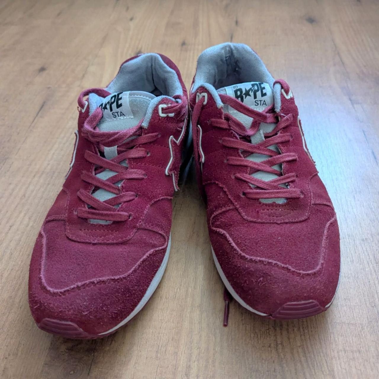 Bape Bape Sta Runners in Burgandy☀️ Size US 8 / EU 41 - 3 Thumbnail