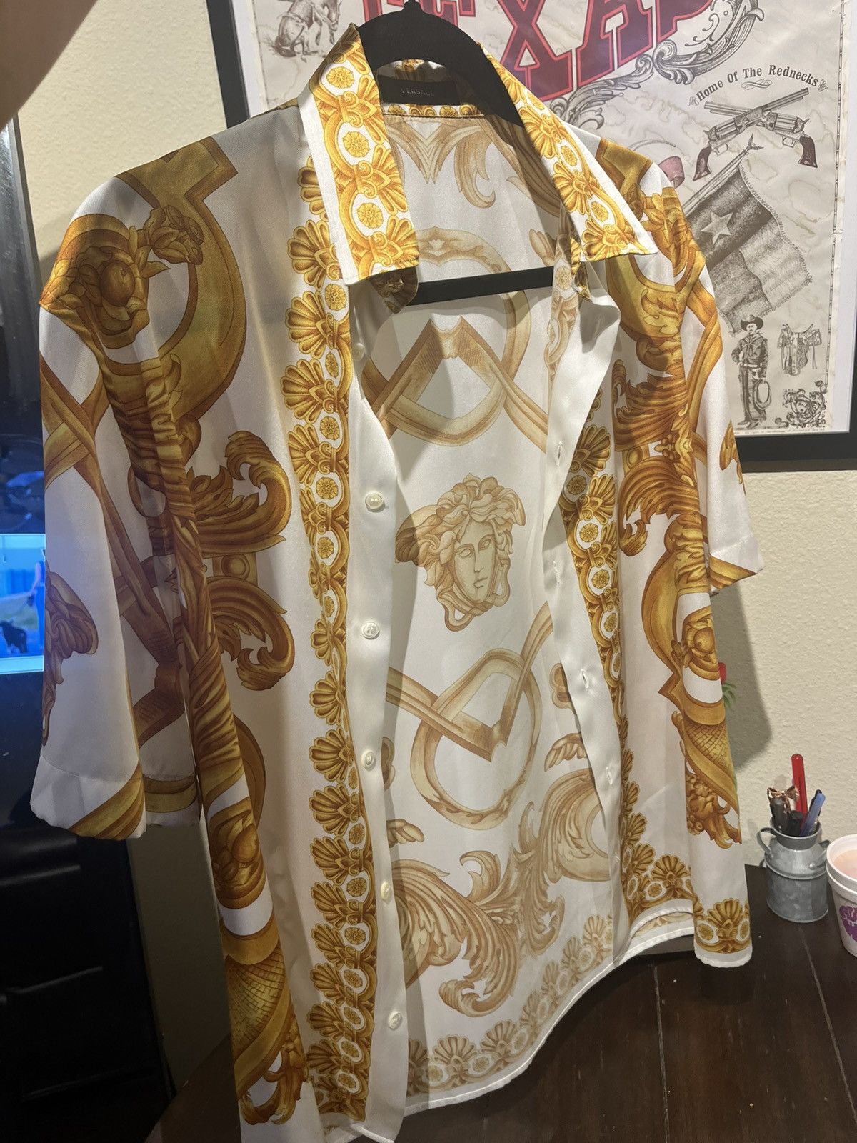 Versace VERSACE BUTTON UP SHIRT Size US S / EU 44-46 / 1 - 6 Thumbnail