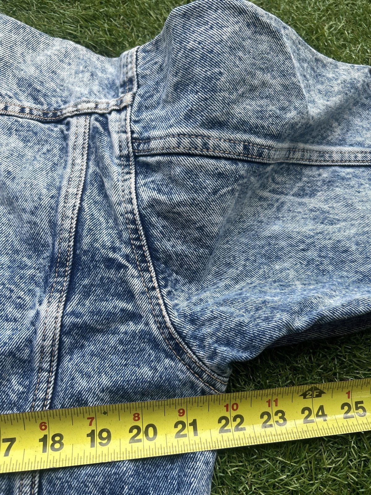 Edwin Vintage Edwin Japan Acid Wash Denim Trucker Jacket Size US S / EU 44-46 / 1 - 6 Thumbnail