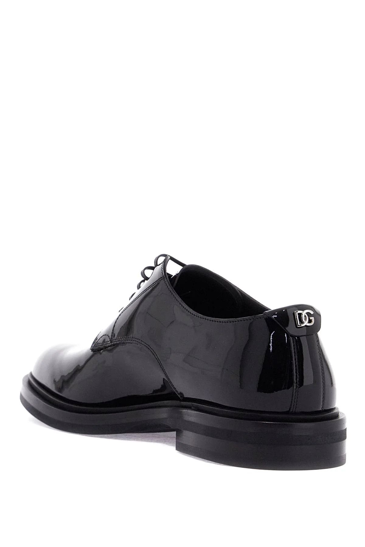 Dolce & Gabbana o1s22i1n0225 Patent Leather Derby Shoes in Black Size US 7 / EU 40 - 3 Thumbnail