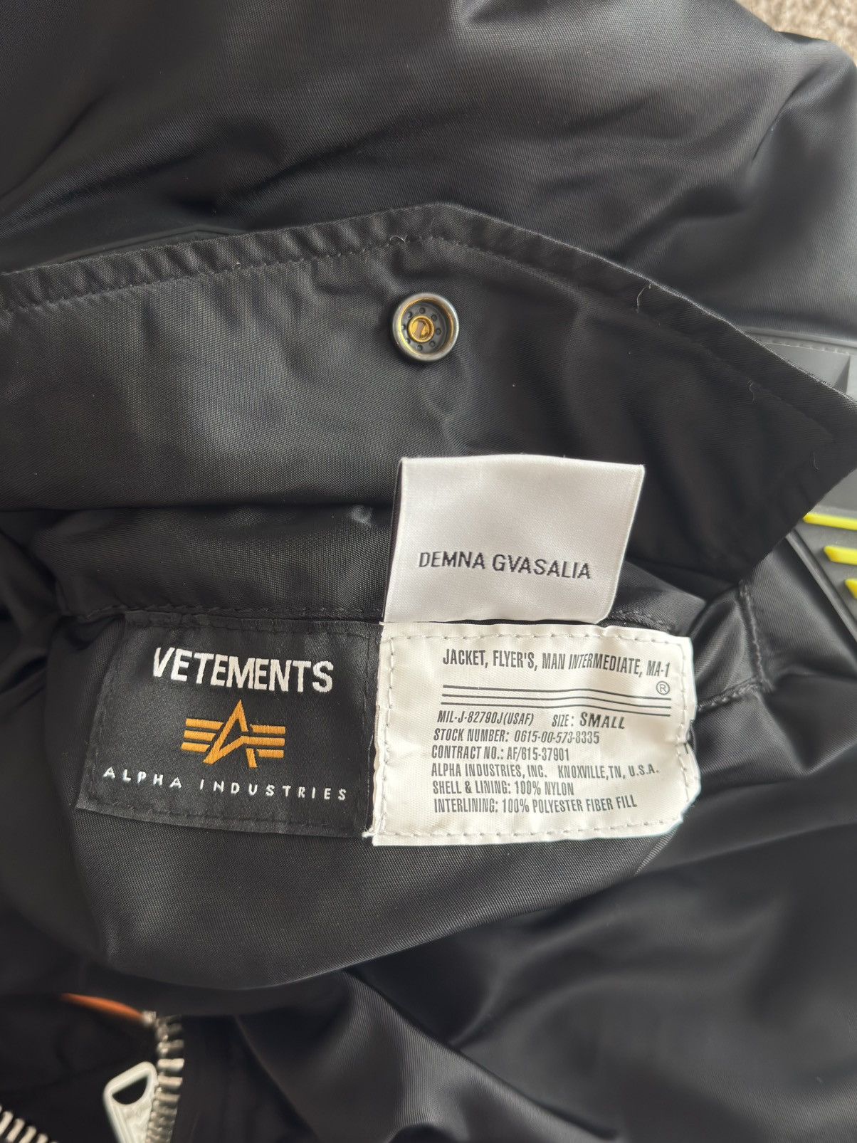 Alpha Industries × Vetements VETEMENTS X ALPHA INDUSTRIES ‘RACING’ PATCHED BOMBER Size US S / EU 44-46 / 1 - 12 Thumbnail