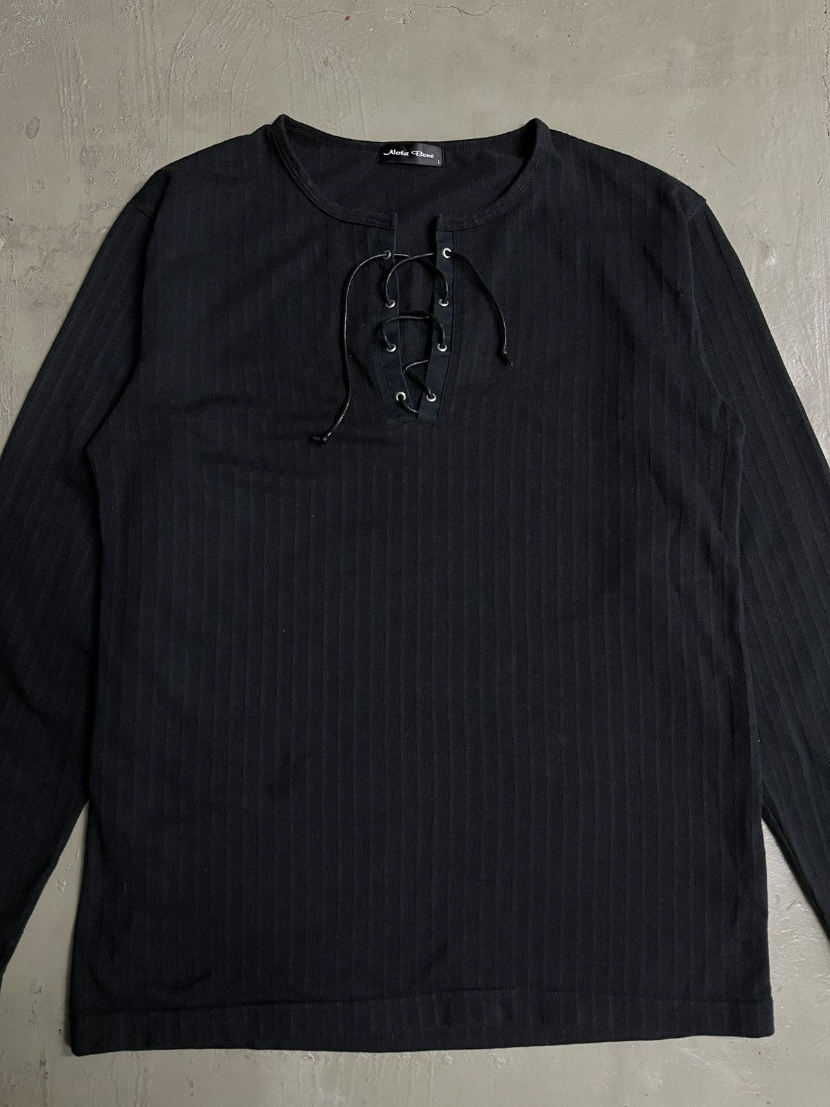 Greg Lauren Nota Bene Leather Rope Visvim RRL GREG LAUREN Style Henley Size US M / EU 48-50 / 2 - 5 Thumbnail