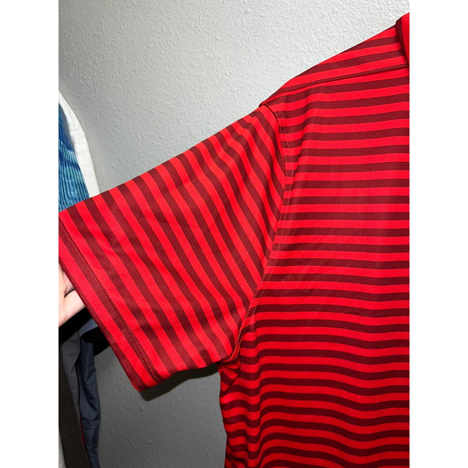 Nike Nike Golf Polo Shirt Dry Striped Red CU9858-657 Golfing XL Size US XL / EU 56 / 4 - 4 Thumbnail