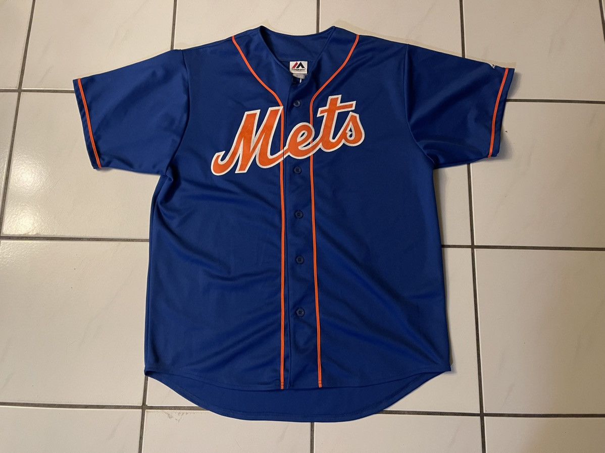 MLB × Majestic New York Mets Majestic Matz MLB Baseball Jersey Mens Large Size US L / EU 52-54 / 3 - 1 Thumbnail