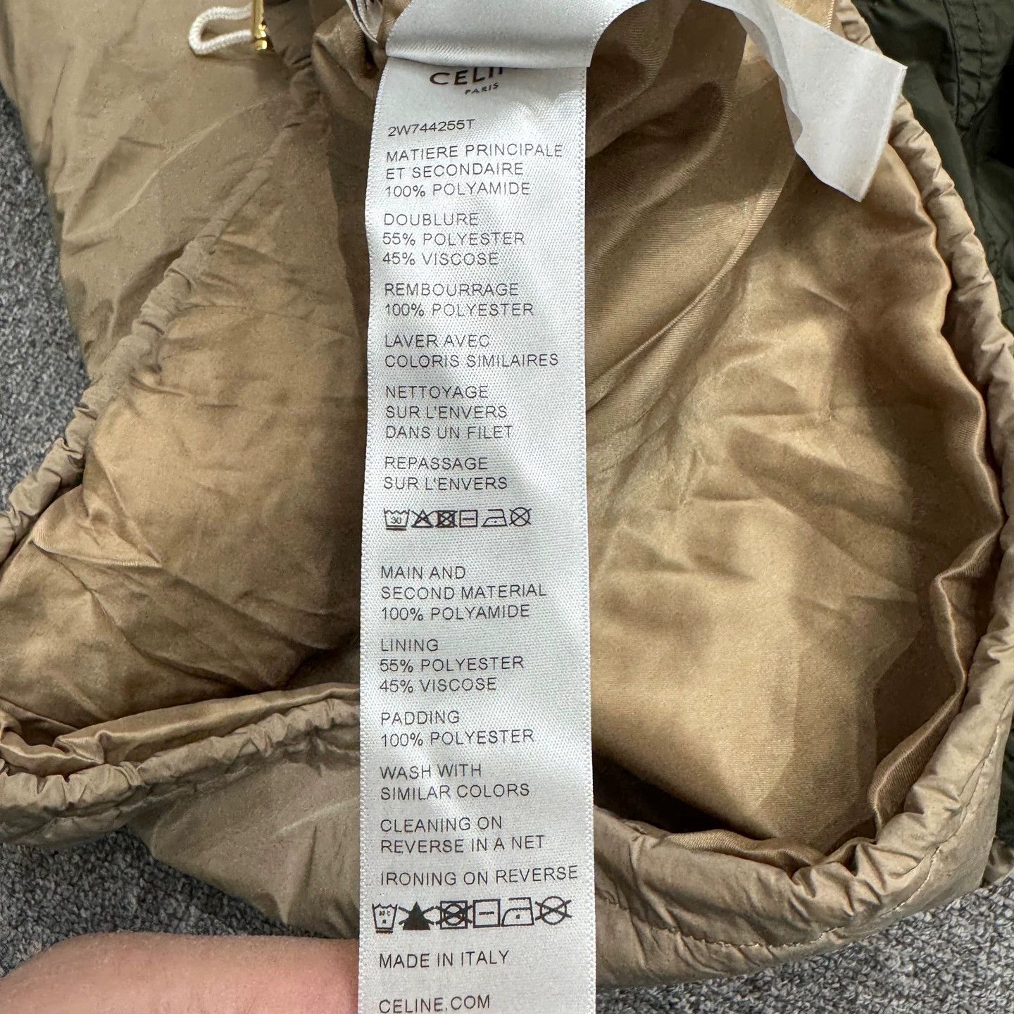 Celine Celine padded coat 34 light print 98 new Size XS / US 0-2 / IT 36-38 - 4 Thumbnail