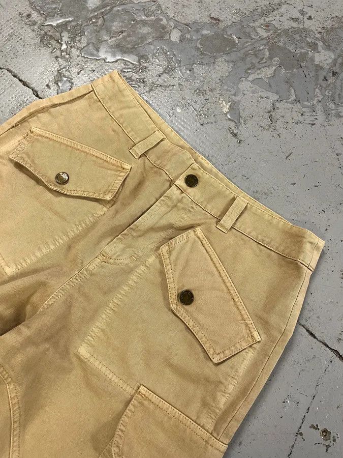 Dolce & Gabbana SS2003 Dolce & Gabbana Multi-Pocket Combat Beige Cargo Pants Size US 32 / EU 48 - 6 Thumbnail