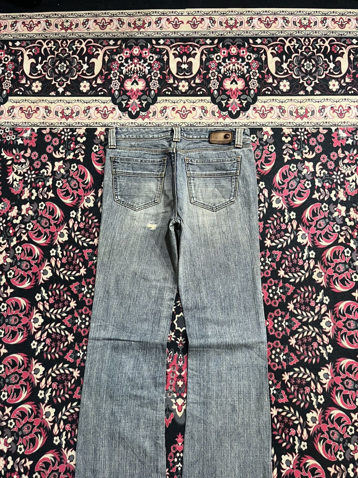 Japanese Brand Vintage Japanese Brand Brappers Grey Washed Flare Jeans Size 28" / US 6 / IT 42 - 5 Thumbnail