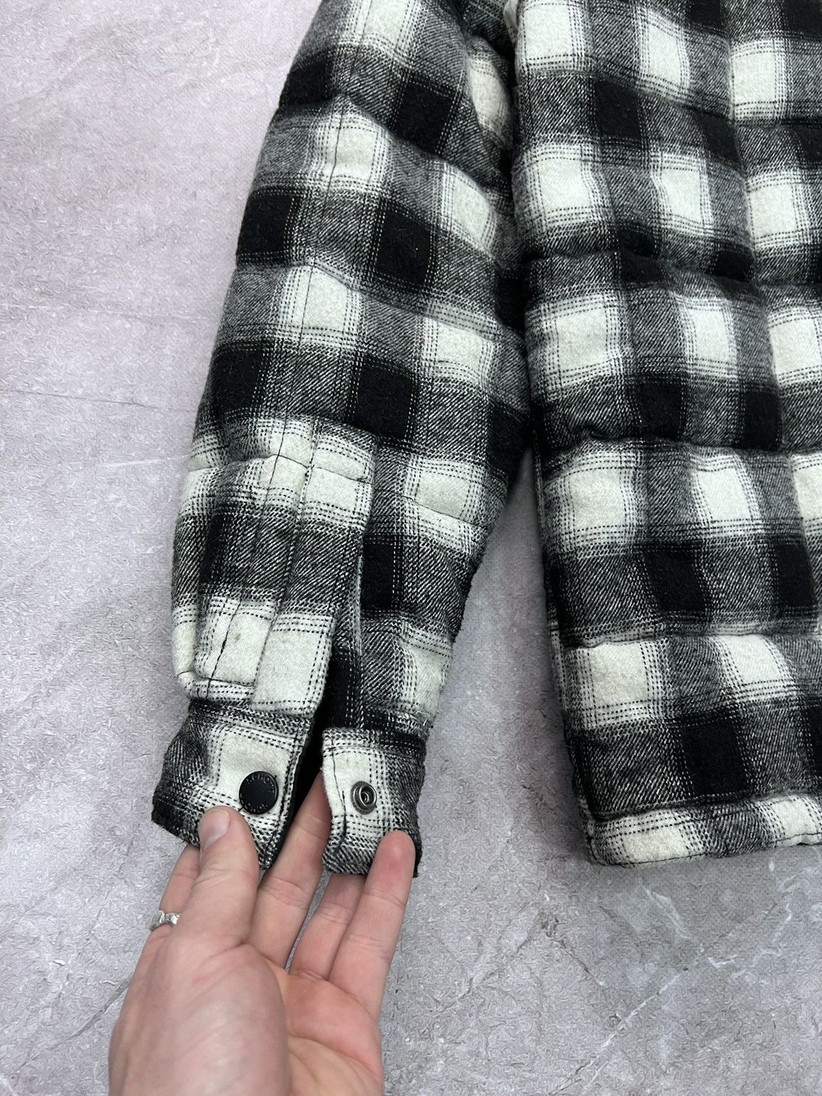 Schott × Vintage Schott NYC DOWN Wool SHIRT BUTTON Jacket BOMBER Size US M / EU 48-50 / 2 - 13 Thumbnail