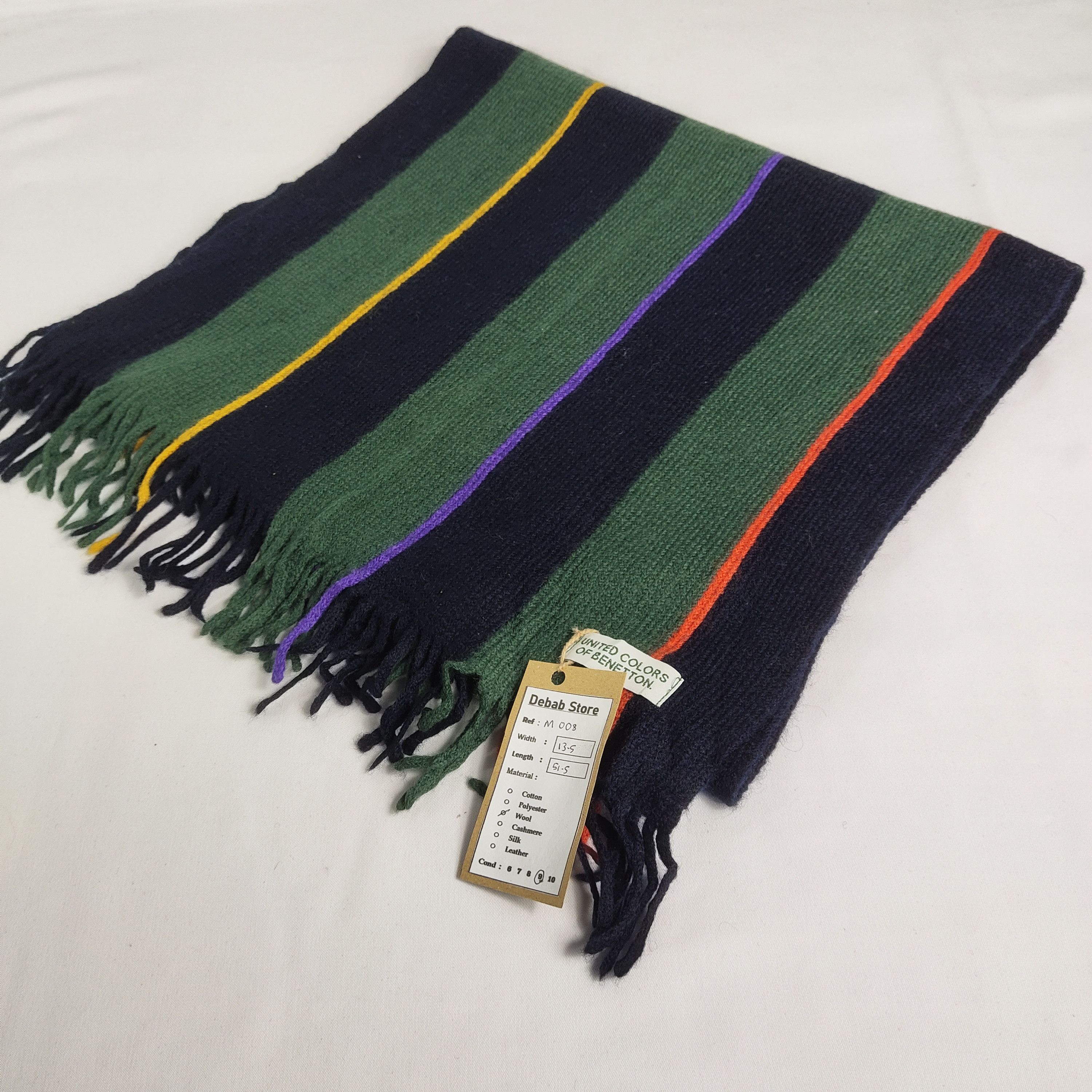 United Colors Of Benetton United Colors Of Benetton Scarf / Muffler / Neckwear M008 Size ONE SIZE - 5 Thumbnail