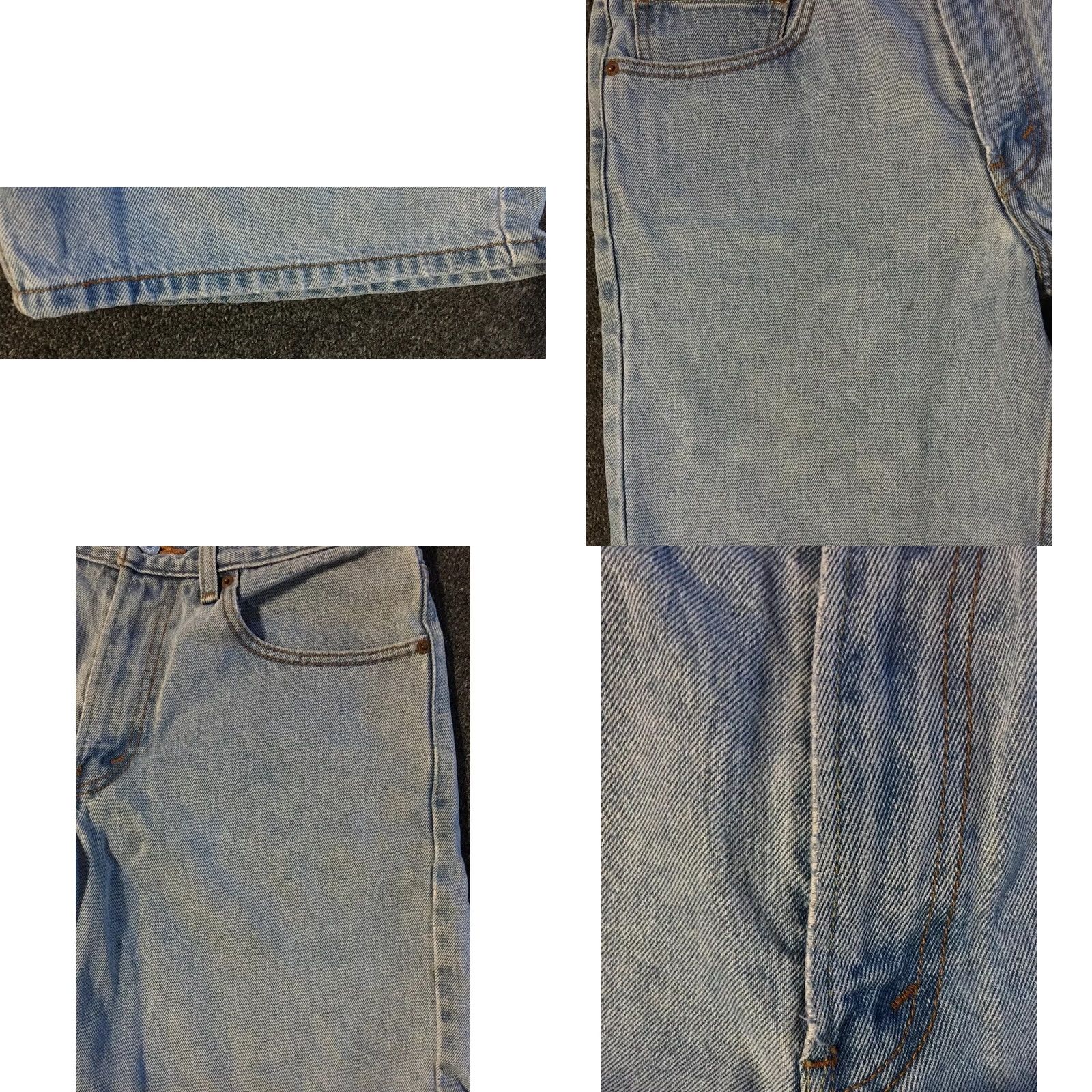 Levi's VINTAGE Levi's 550 Faded Jean Shorts 31 Baggy Relaxed Hip Hop Grunge Skate 90s Y2K Men Blue Denim Shorts Jeans 31 Mens Size US 31 - 8 Thumbnail
