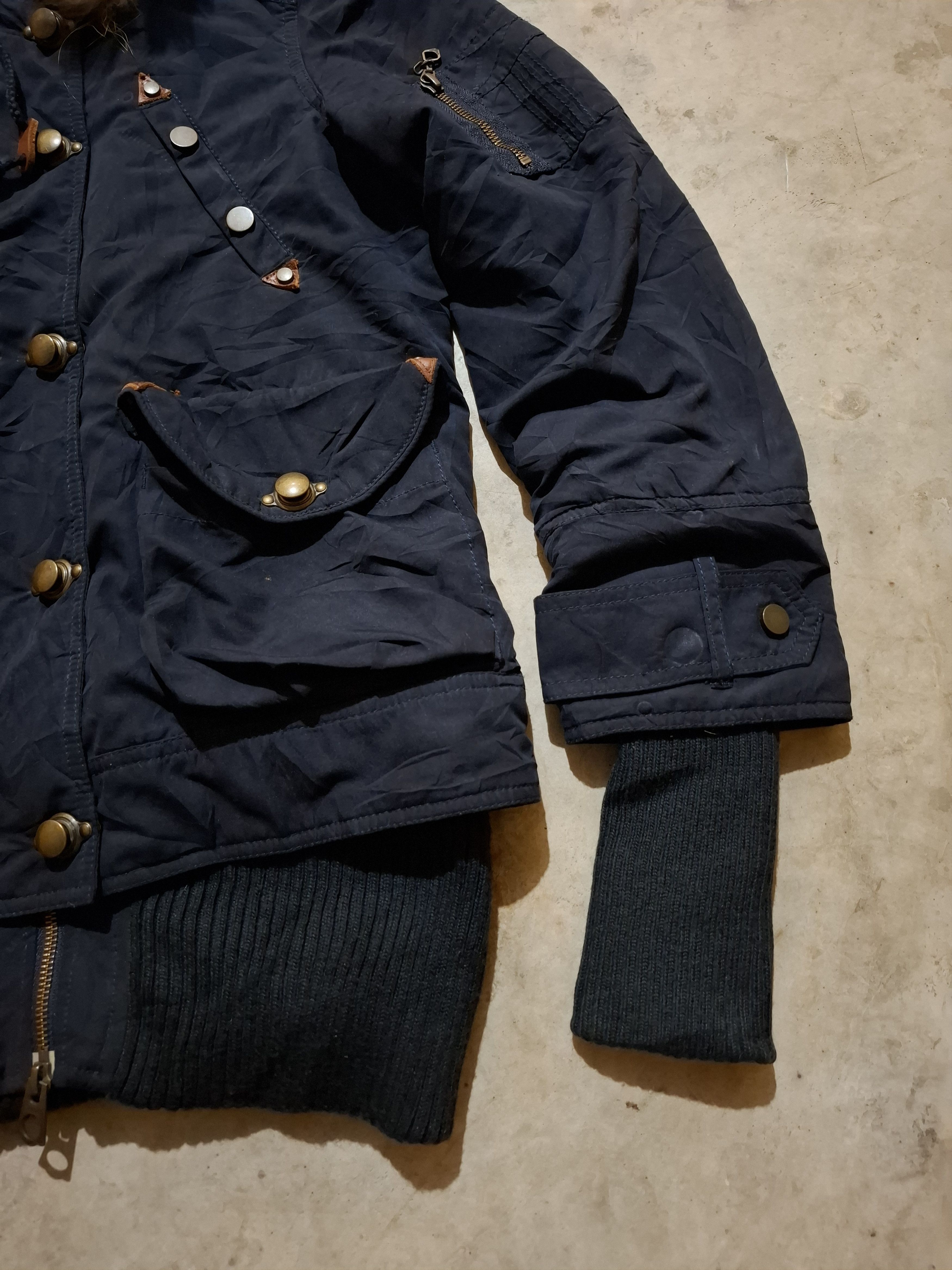 Japanese Brand Japanese Fur Hooded Jacket Lgb Ifsixwasnine Fuga Goa Style Size US S / EU 44-46 / 1 - 5 Thumbnail